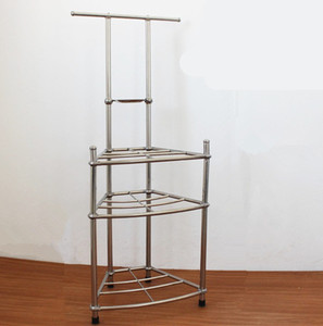 洗脸架子 落地 家用洗脸新款多功能农村老式不锈钢多层脸盆架