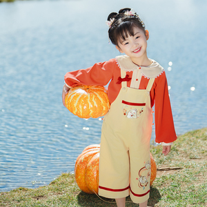 003人付款淘宝【西子问】汉服女童2022春秋新款古风超