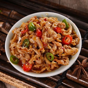 连云港海鲜 熟食 香辣裙边肉 扇贝唇 下饭菜 即食 250g/袋