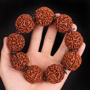 印尼爆肉大金刚菩提落地红金刚菩7瓣8瓣手串文玩佛珠招