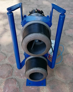 快艇船用起网机小型双轮电动起网机48伏起绳拉网起网立式