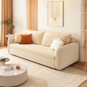 沙发床2022年新款小户型书房懒人可收缩折叠两人位直排家用一米二