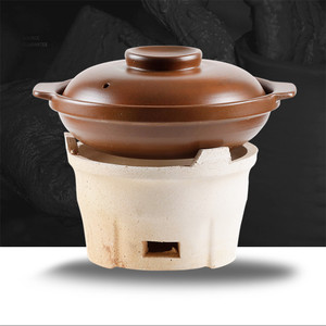 炭炉土陶打火锅炉子耐烧平定亮晶晶砂锅港式打边炉烧烤炉刷锅泥炉
