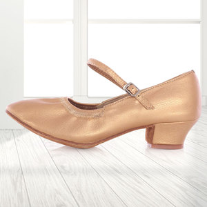 丹宝罗拉丁舞鞋中跟舞蹈鞋广场成人跳舞鞋春秋交谊舞软底女练功鞋