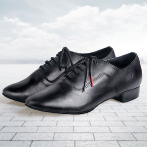 丹宝罗舞鞋男摩登鞋男士舞蹈鞋室外广场跳舞鞋探戈国标舞鞋子真皮