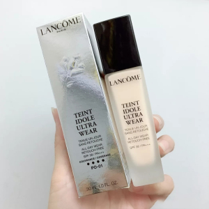 兰蔻持妆粉底液lancome混油皮 po-01po-03不假面哑光防水控油遮瑕