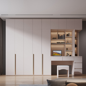 7字衣柜转角柜l型衣柜连接柜 衣柜梳妆台柜书桌柜 带抽屉边柜