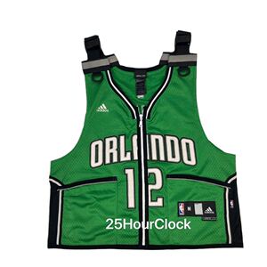 小众定制1of1 remake魔术12号霍德华反光背带改造复古球衣马甲