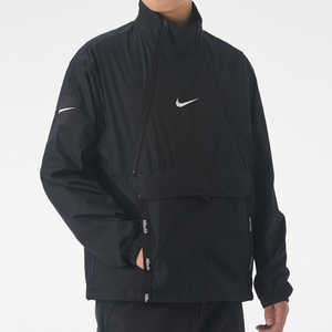 nike耐克卫衣男2020冬季新款3m反光半拉链防风衣夹克套头衫cu4119