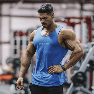 安德烈训练背心男弹力大码宽松美式运动服t恤健身衣跑步无袖坎肩
