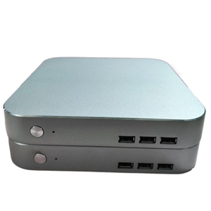 j3160迷你主机n3150微型电脑 办公影音播放客厅云终端itx全铝机箱