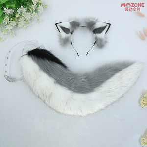 赵美娥87淘宝哈士奇狗李小璐发箍韩国进口发饰卖萌自拍神器头饰森女