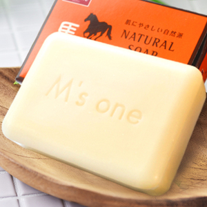 日本天然马油皂深层清洁毛孔保湿滋润抑菌洗脸洁面皂润肤精油香皂