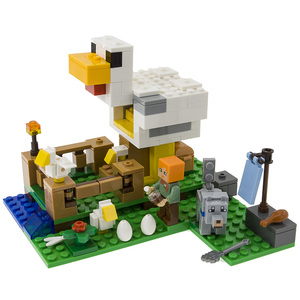 我的方块世界新品鸡舍农场小屋村庄房子小场景兼容乐高男孩子积木