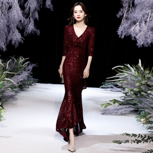 晚会小礼服鱼尾