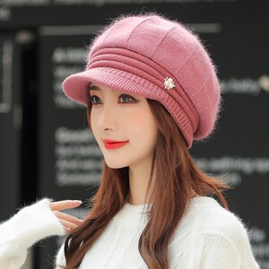 wangpeer淘宝美系 冬天帽子女欧美潮时尚渔夫帽女冬大头围盆帽防嗮