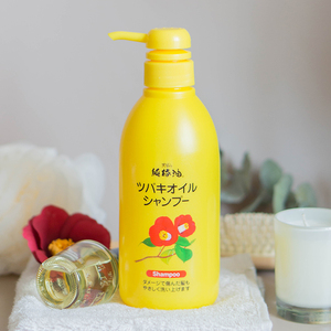 日本黑蔷薇椿油洗发水护发素500ml柔顺亮泽润发乳kurobara套装