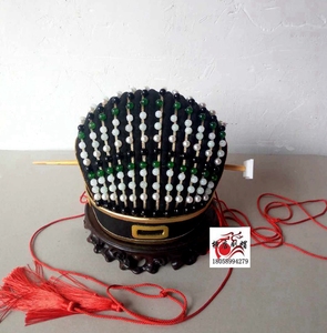 古装帽子/ 皮弁冠 /三国剧帽/汉服古装/影视劇装/古代帽子