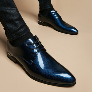 【黑色尖头亮皮鞋男】黑色尖头亮皮鞋男品牌,价格 - 阿里巴巴