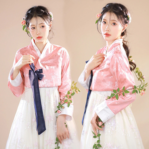 朝鲜族服装女传统复古少女艺术照韩服韩式旅拍影楼拍照摄影写真