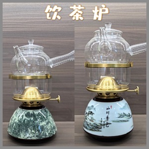 潮汕创意空气茶灯酒瓶改造多功能煮茶炉烧水中式煤油灯家用酥油灯