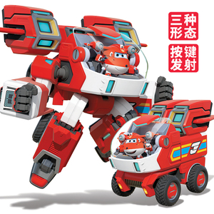 超级机甲装备乐迪超级飞侠玩具包警长合体汽车多多飞机变形机器人