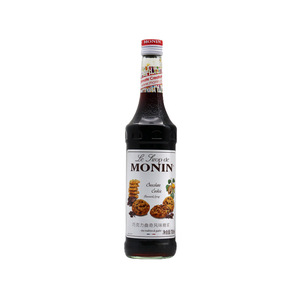 MONIN莫林 巧克力曲奇风味糖浆700ml咖啡鸡尾酒基酒调酒果汁饮料