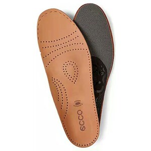 ecco爱步鞋垫通用足弓支撑鞋垫男用9059002舒适头层牛皮透气
