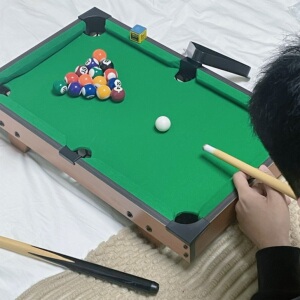 「迷你台球桌」桌面休闲小道具送男朋友同学趣味实用生日节日礼物