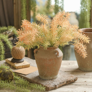 中松叶仿真叶子假叶子插花客厅家居仿真花2021新款假花摆设塑料花