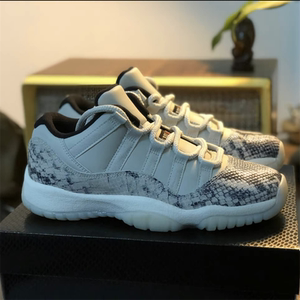 air jordan 11 aj11 low gs 白蛇爆裂纹女款蛇纹篮球鞋cd6847-002