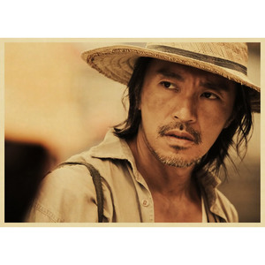 墙纸茶餐厅海报纸墙画客厅海报壁纸宿舍明星牛皮纸周星驰海报