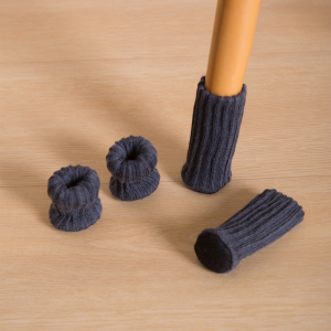 凳子腿保护套双层针织24只餐桌腿桌椅实木防磨垫静音耐磨椅子脚套