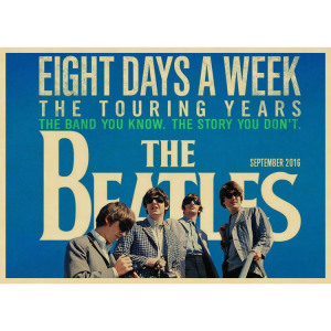 甲壳虫海报照片墙咖啡厅摇滚披头士乐队卧室装饰海报墙面怀旧墙画