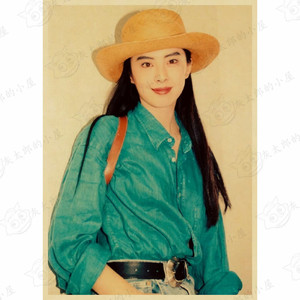 墙画王祖贤海报港星港风房间怀旧海报电影牛皮纸海报明星墙贴纸