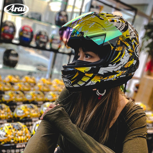 arai rx-7x 日本进口摩托车头盔特别合作款黑金醒狮骑行全盔限量