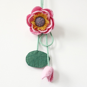 立体莲花香囊材料包手工刺绣diy艾草车挂香包布艺自制创意礼品