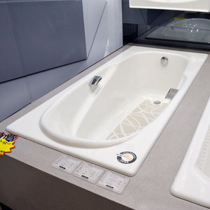 科勒浴缸 K-731T-GR/NR-0雅黛乔1.7米嵌入式铸铁浴缸家用防滑浴盆