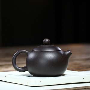 宜兴纯手工紫砂壶原矿精品茶壶160毫升黑金沙茶壶茶具原矿泥料