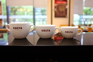 日用百货 杯具 陶瓷杯子 costa咖啡杯双耳