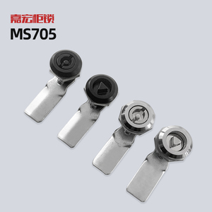 MS705专用型电控转舌电柜三角锁一字配电箱开关电表柜垃圾406门锁