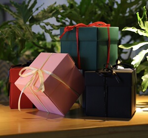 素材爆炸盒子手工套装粉色布置包装纸文艺简约爆炸盒子套盒男友