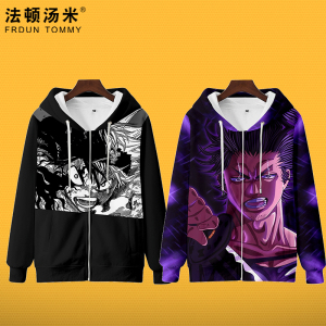 黑色五叶草周边外套阿斯塔尤诺骑士团四叶草衣服夹克卫衣0人付款307