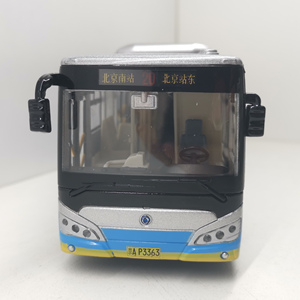 北京浙江台州仿真公交巴士模型申龙客车儿童玩具车线路定制 1:43