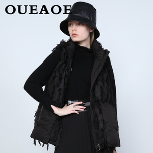 欧e专柜2021秋冬新款大码女装时尚休闲宽松高弹柔软羊毛衫oe12223