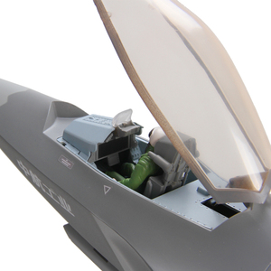 q-特尔博铝合金1:24歼31鹘鹰j31飞机模型 隐形战斗机模型2.0版