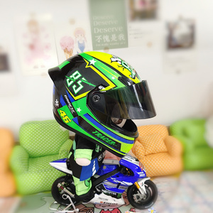 85头盔彩虹头盔余量20cm 果果樱花小世界