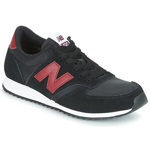 new balance新百伦男女鞋子秋冬低帮板鞋黑色原装正品u420