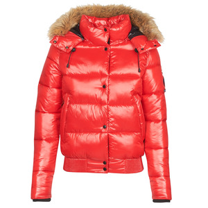 Superdry女装 时尚百搭短款夹克棉服 红色冬季W5010317A WA7