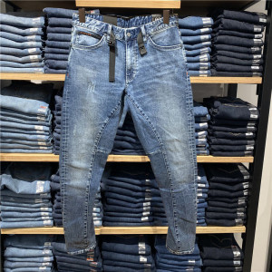 lee正品男士牛仔裤ur秋冬弯刀3d裁剪锥形修身休闲裤子lmz7882uz77